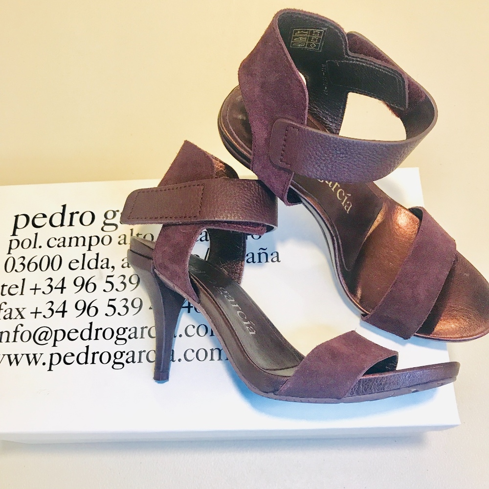 Pedro Garcia Yola Heels in Port lame